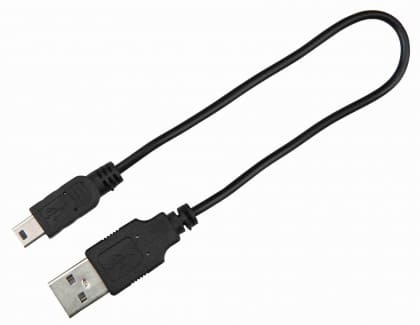 Flash Leuchtband USB, Silikon, M–L: blau